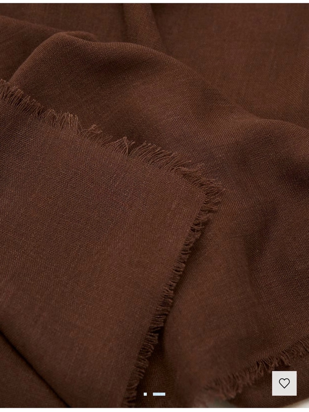 NWOT Mango linen blend scarf - Picture 2 of 5